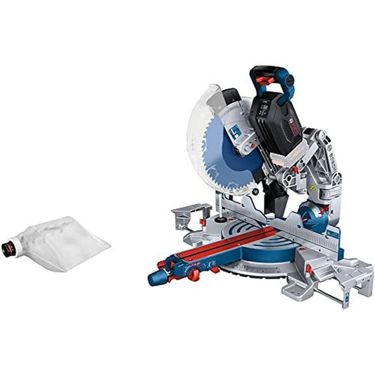 Bosch Professional 18V BITURBO Akku Kappsäge Gehrungssäge GCM 18V-305 GDC (inkl. Sägeblatt, Connectivity-Modul, Staubbeutel, ohne Akku/ Ladegerät)