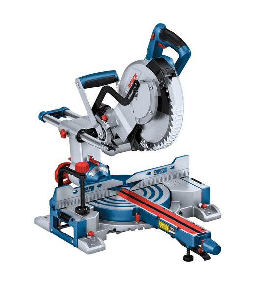 Bosch Professional 18V BITURBO Akku Kappsäge Gehrungssäge GCM 18V-254 D (Schnitte bis 90 x 305mm, inkl. 1x Kreissägeblatt, 2x Werkstückauflage, Staubbeutel, Spannzwinge, ohne Akku/ Ladegerät)